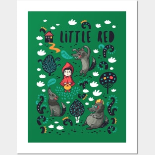 Little Red Riding Hood Posters and Art